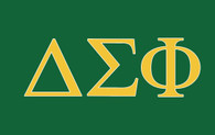 Delta Sigma Phi Fraternity Flag- Green