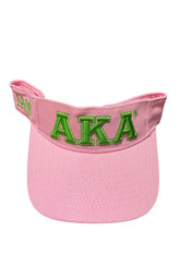 Alpha Kappa Alpha AKA Sorority Visor- Pink