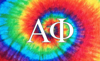 Alpha Phi Sorority Flag- Tie Dye