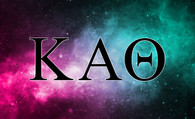 Kappa Alpha Theta Sorority Flag- Galaxy 