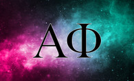 Alpha Phi Sorority Flag- Galaxy 