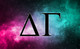 Delta Gamma Sorority Flag- Galaxy 