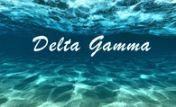  Delta Gamma Sorority Flag- Ocean 