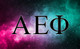 Alpha Epsilon Phi AEPHI Sorority Flag- Galaxy  