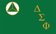Delta Sigma Phi Fraternity Flag- Style 2   
