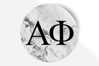 Alpha Phi Sorority Bumper Sticker- Marble