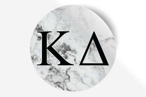 Kappa Delta Sorority Bumper Sticker-Marble