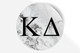 Kappa Delta Sorority Bumper Sticker-Marble