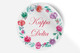Kappa Delta Sorority Bumper Sticker-Floral 