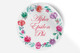 Alpha Epsilon Phi AEPHI Sorority Bumper Sticker-Floral  