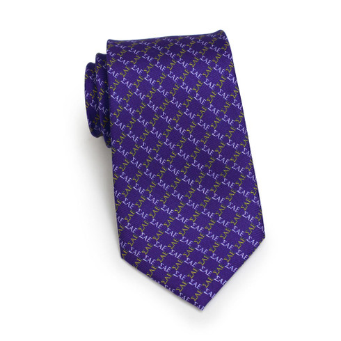 Sigma Alpha Epsilon SAE Fraternity Silk Necktie - Brothers and Sisters ...