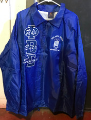 Phi Beta Sigma Fraternity Line Jacket- Blue- Blue Letters
