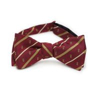 Theta Chi Fraternity Silk Bow Tie- Self-Tie- Symbol