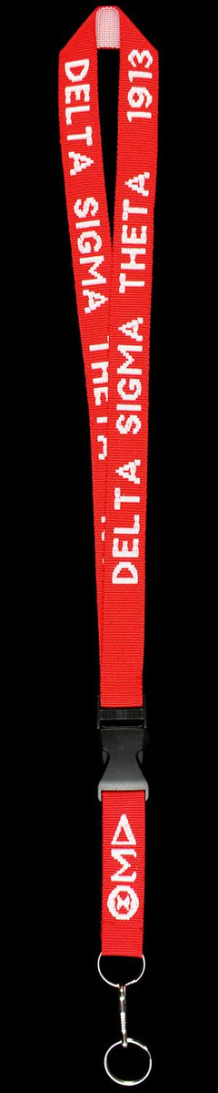 Delta Sigma Theta Sorority Lanyard/ Key chain - Brothers and Sisters ...