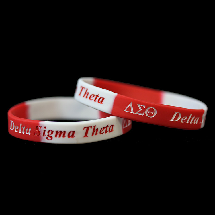 Delta Bracelets Stack Bracelet Set Delta Sigma Theta Bracelet DST