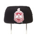 Delta Sigma Theta Sorority Headrest Cover-Black-Set of 2