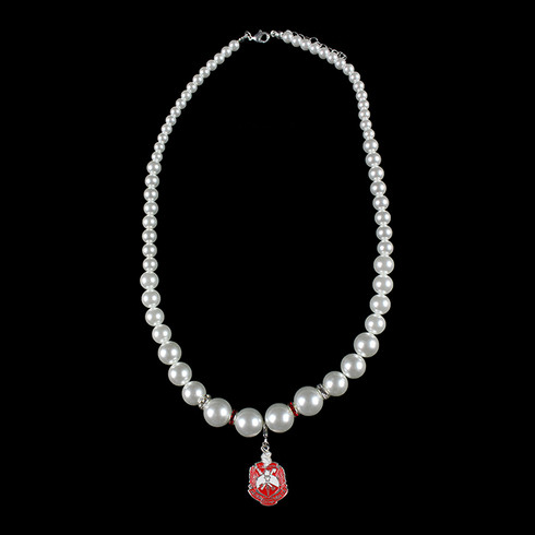 Delta Sigma Theta Sorority Pearl Necklace