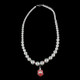 Delta Sigma Theta Sorority Pearl Necklace