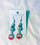 Delta Sigma Theta Sorority Pearl Earrings