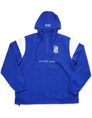 Phi Beta Sigma Fraternity Waterproof Anorak Jacket-Front