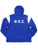 Phi Beta Sigma Fraternity Waterproof Anorak Jacket-Back