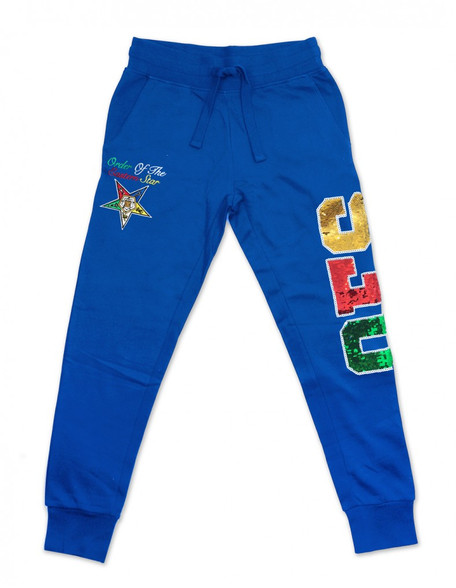 Order of the Eastern Star OES Joggers- Blue