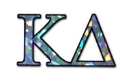 Kappa Delta Sorority Reflective Decal 