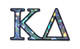 Kappa Delta Sorority Reflective Decal 