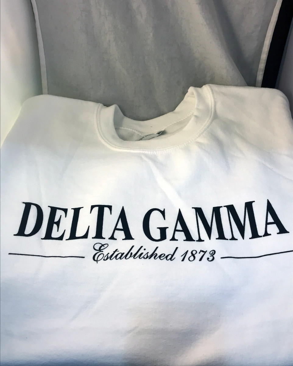 delta gamma crewneck