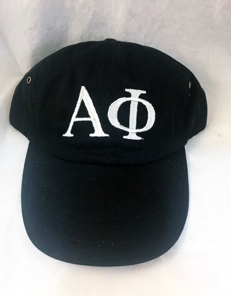 Alpha Phi Sorority Hat- Black - Brothers and Sisters' Greek Store