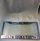 Delta Sigma Theta Sorority Three Greek Letter License Plate Frame-Silver/Crimson