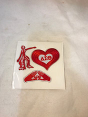Delta Sigma Theta Sorority Peel and Stick Patches- Pack #2