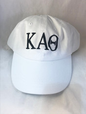 Kappa Alpha Theta Sorority Hat- White