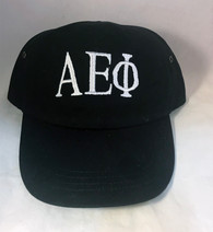 Alpha Epsilon Phi AEPHI Sorority Hat- Black