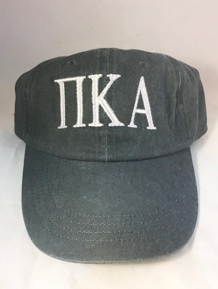 Pi Kappa Alpha PIKE Fraternity Hat- Gray