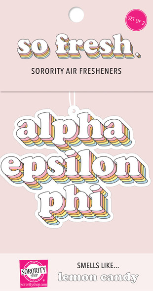 Alpha Epsilon Phi AEPHI Sorority Retro Air Freshener