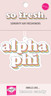 Alpha Phi Sorority Retro Air Freshener