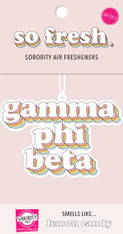 Gamma Phi Beta Sorority Retro Air Freshener