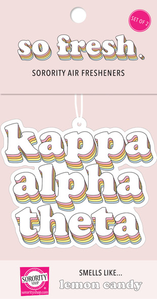 Kappa Alpha Theta Sorority Retro Air Freshener