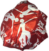 Delta Sigma Theta Sorority Sleep Bonnet Cap- Red
