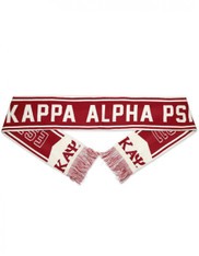Kappa Alpha Psi Fraternity Scarf- Crimson/Cream
