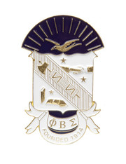 Phi Beta Sigma Fraternity Die-Cut Car Badge
