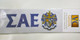 Sigma Alpha Epsilon SAE Fraternity Window Cling