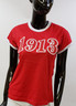 Delta Sigma Theta Sorority Ringer T-shirt- Founding Year- Red