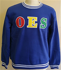 Order of the Eastern Star OES Crewneck-Blue