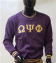 Omega Psi Phi Fraternity Crewneck-Purple