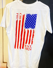 Chi Phi Fraternity American Flag Shirt