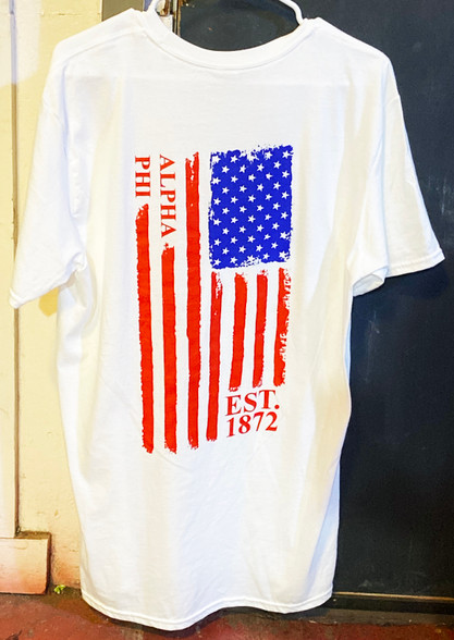 Alpha Phi Sorority American Flag Shirt