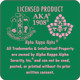 Alpha Kappa Alpha Three Greek Letter  License Plate Frame