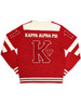 Kappa Alpha Psi Fraternity Pull Over V-Neck Sweater- Back